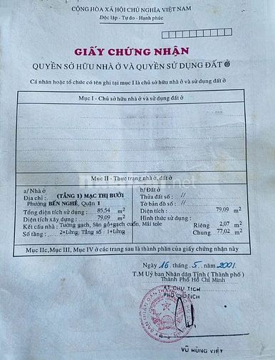Bán nhà mt Mạc Thị Bưởi, lõi trung tâm Quận 1, 79m2, phù hợp showroom,