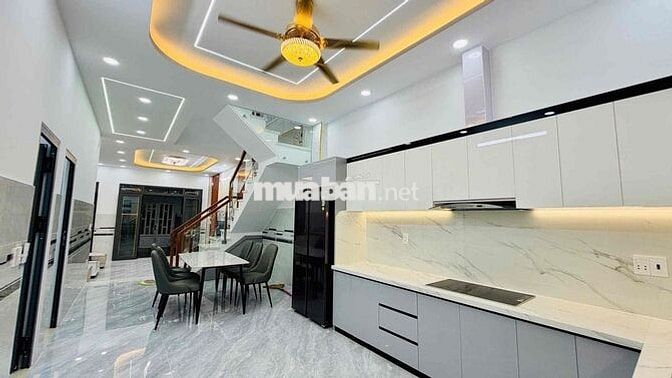 NHÀ MỚI XÂY 7 X15M – NGAY NGÃ TƯ TRUNG CHÁNH HÓC MÔN TTVH QUẬN 12