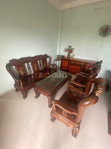Thanh lý bộ bàn ghế Gỗ gõ Đồng Kỵ khảm trai ốc và Kệ TV, pNgũ Hành Sơn