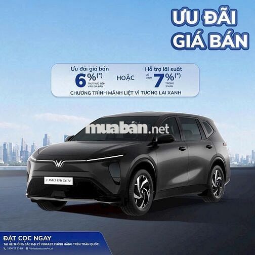 【TRẢ TRƯỚC TỪ 119 TRIỆU】NHẬN XE LIMOGREEN GIAONGAY