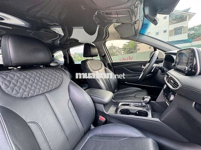 Hyundai Santafe máy dầu model 2021 màu trắng