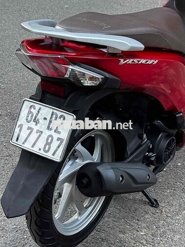 Honda Vision 2019 Đỏ tươi xe zin máy zin 9c