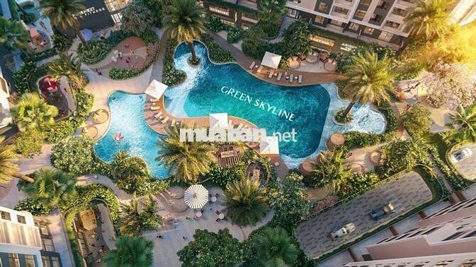 BOOKING GREEN SKYLINE ĐỢT 2 GIÁ TỪ 58TR/M² GIỮ CHỖ CHỌN CĂN 2PN ĐẸP!!!
