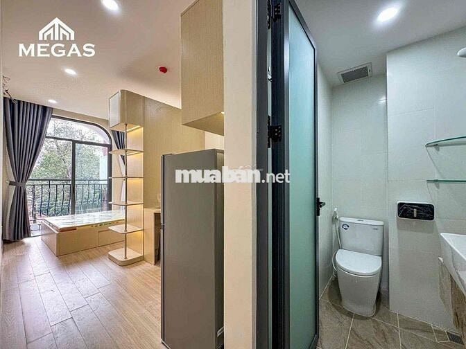 Cho thuê căn hộ studio + ban công rộng 40m2 Full nội thất cao cấp