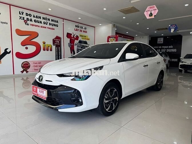 Toyota Vios 2024 1.5G 57068 km Trắng