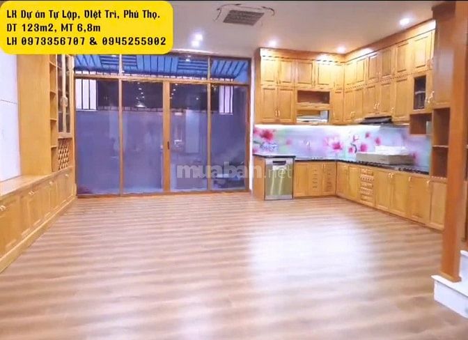 Bán nhà LK Dự án Tự Lập, TP Việt Trì - DT 123m2 - LH 0945255902