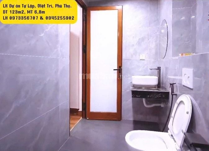 Bán nhà LK Dự án Tự Lập, TP Việt Trì - DT 123m2 - LH 0945255902