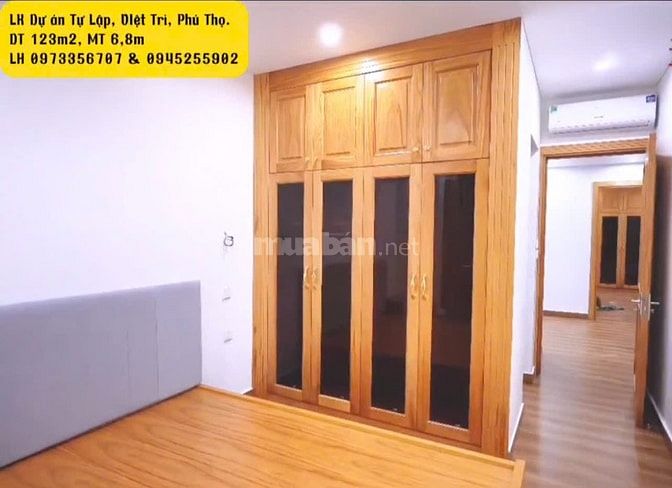 Bán nhà LK Dự án Tự Lập, TP Việt Trì - DT 123m2 - LH 0945255902