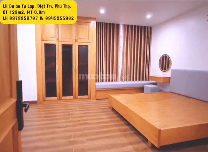 Bán nhà LK Dự án Tự Lập, TP Việt Trì - DT 123m2 - LH 0945255902