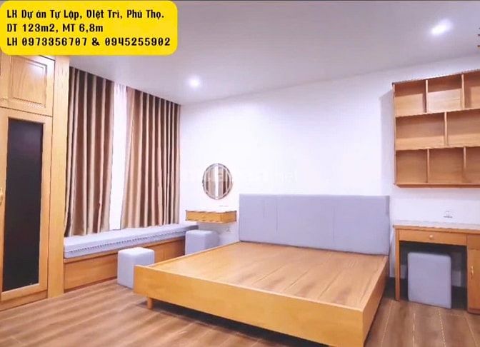 Bán nhà LK Dự án Tự Lập, TP Việt Trì - DT 123m2 - LH 0945255902