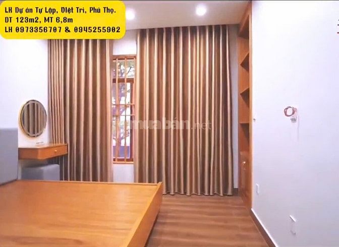 Bán nhà LK Dự án Tự Lập, TP Việt Trì - DT 123m2 - LH 0945255902