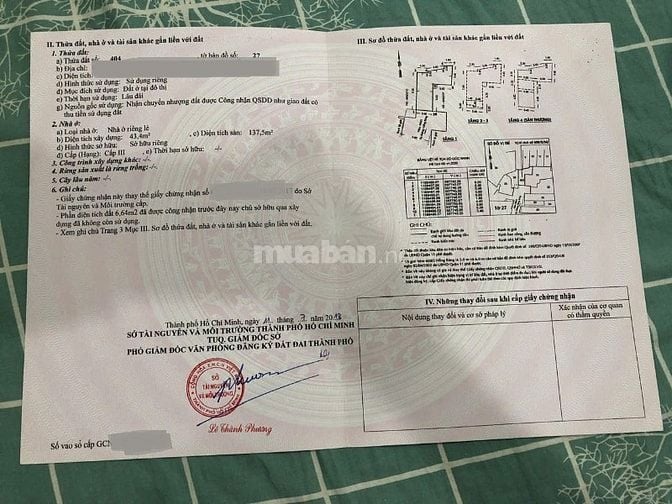 BÁN NHÀ HẺM 4M (BG) HỒNG BÀNG, P.16, Q.11 6,8 TỶ