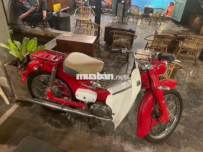 Suzuki M30 1960 Đỏ Trắng Xe cổ