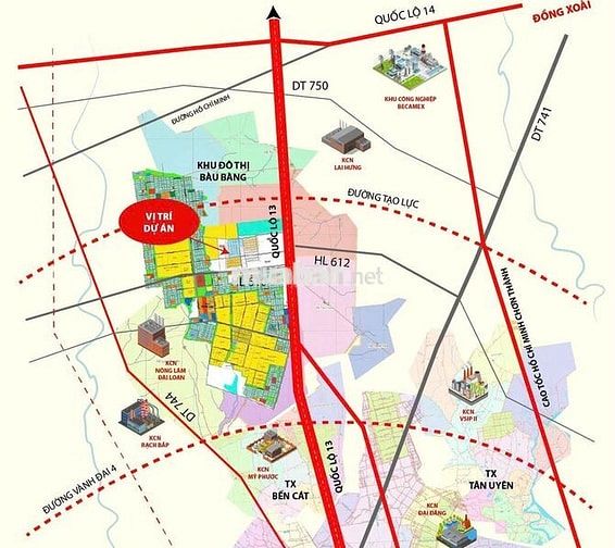 698 TRIỆU SỞ HỮU NGAY ĐẤT SÁT KCN BÀU BÀNG