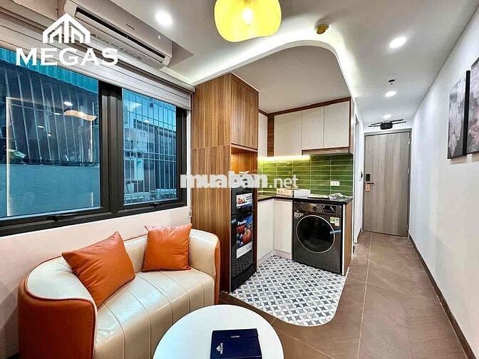 cho thuê studio 1n1k ban công full nội thất ngay hồ tùng mậu, goldmark