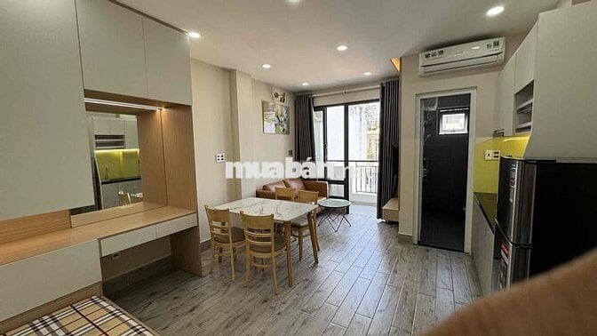 căn hộ studio full nội thất bancong