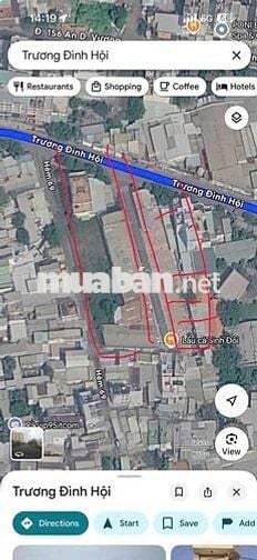 Bán 10 lô đất nền đường nhánh Trương Đình Hội, P.16, Q.8