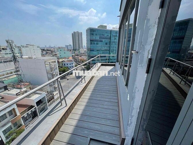 Văn phòng Nguyễn Trường Tộ Q4, 95m2, sàn suốt, ban công thoáng