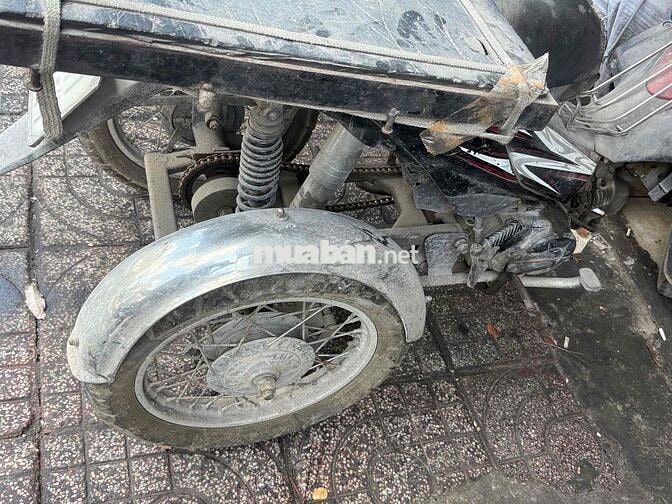 Xe máy ba bánh Honda Đỏ bạc