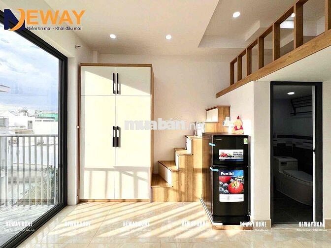 PHÒNG CÓ GÁC FULL NỘI THẤT VÒNG XOAY DÂN CHỦ QUẬN 10 - QUẬN 3