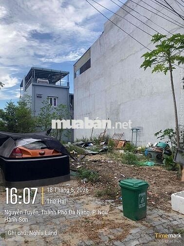 Đất TĐC Hoà Hải. sát dường Huỳnh Văn Nghệ giá sụp hầm