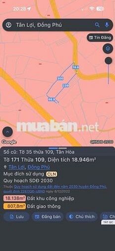 BÁN 2.8HA CAO SU ĐANG CẠO – 75M MẶT TIỀN – QUY HOẠCH SKK