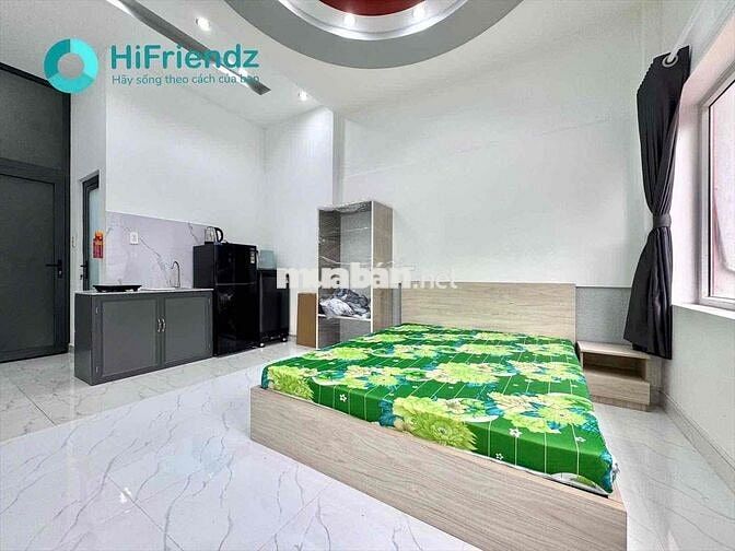 Studio cửa sổ lớn full nội thất mới xây 100% ngay chân cầu chữ Y Q5
