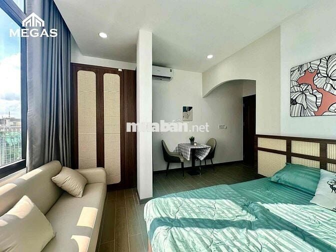 CĂN HỘ STUDIO - 1PN - TÁCH BẾP - FULL NỘI THẤT NGAY EMART PHAN VĂN TRỊ