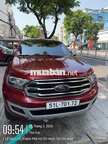 Ford Everest 2018 Biturbo Đỏ