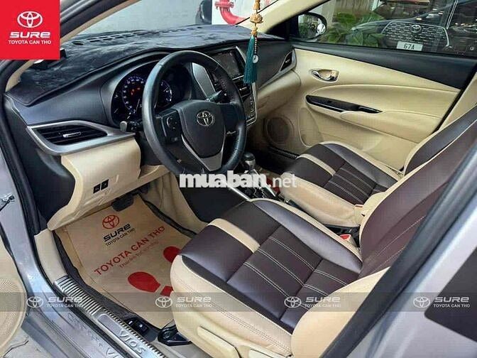 Toyota Vios 2019 Bạc - bảo hành Toyota