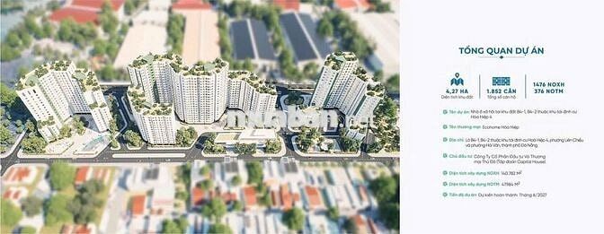 2,x tỷ sở hữu căn 3PN tại Ecohome Hòa Hiệp - nhận ngay 2 chỉ vàng 