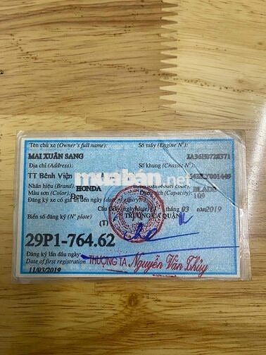 Honda Wave Blade 110 2019 Đen trắng