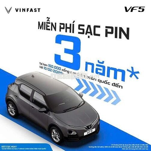 【TRẢ TRƯỚC CHỈ TỪ 69 TRIỆU】NHẬN XE VINFAST VF5