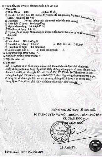 Chính chủ cần bán nhà liền kề khu Five Star Mỹ Đình