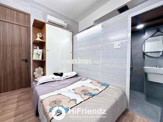 CĂN HỘ DỊCH VỤ MINI CÓ BANCOL ĐẦY ĐỦ NỘI THẤT - THANG MÁY GẦN ĐẦM SEN