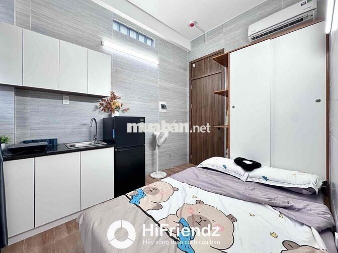 CĂN HỘ DỊCH VỤ MINI CÓ BANCOL ĐẦY ĐỦ NỘI THẤT - THANG MÁY GẦN ĐẦM SEN