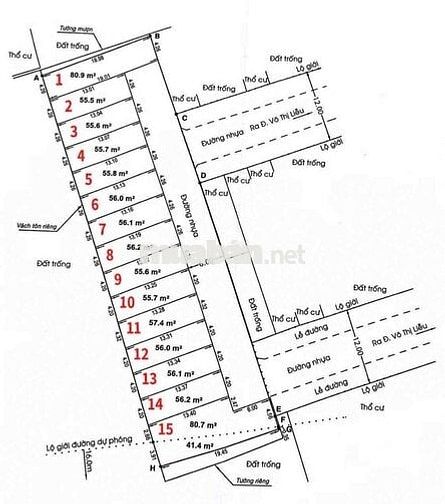 Đất Điền Thuận Võ Thị Liễu P. An Phú Đông Quận 12