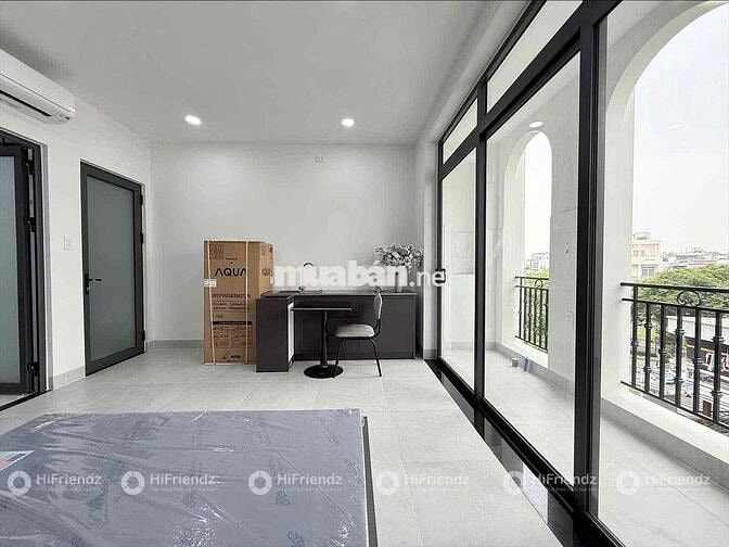 STUDIO BAN CÔNG SẴN NỘI THẤT NGAY NGÃ TƯ BỐN XÃ GẦN ĐH VĂN HIẾN