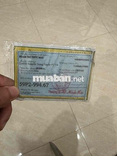 Honda Dream Thái , Đã dọn mới, biển số TP
