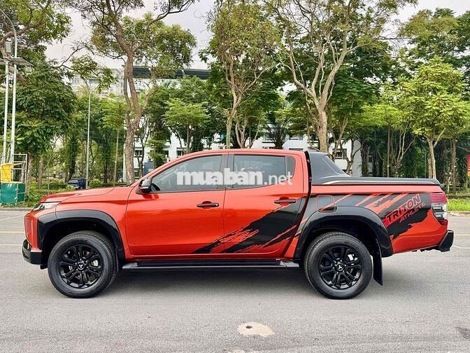 Mitsubishi Triton Athlete 2021 1 cầu màu Cam