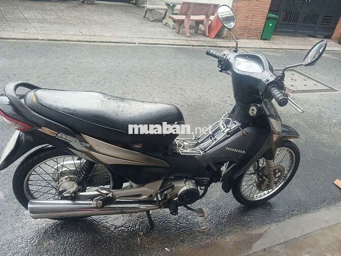 Honda Wave Thái S100 2007 Đen-Xám