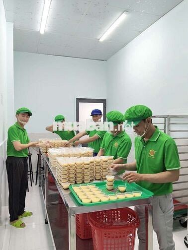 8 NHÂN VIÊN NAM LÀM BÁNH FLAN VÀ SỮA CHUA