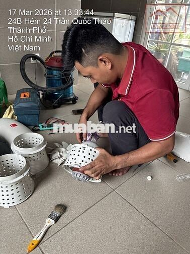 TUYỂN THỢ ĐIỆN NƯỚC - BẢO TRÌ 