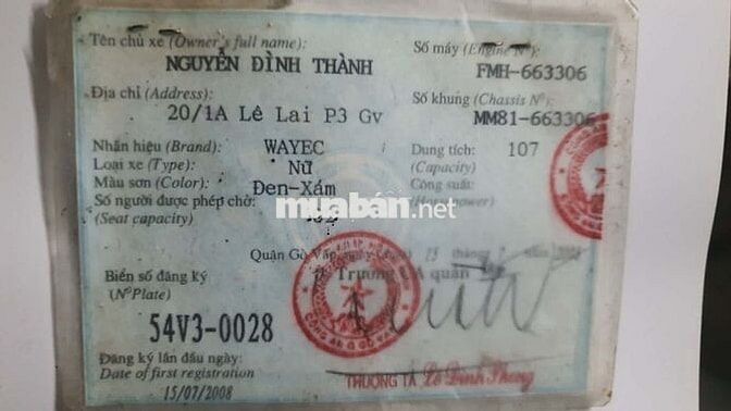 🅾️🅾️🅾️ Honda Wave Alpha 💥 Biển Số TP Đẹp💥💥💥
