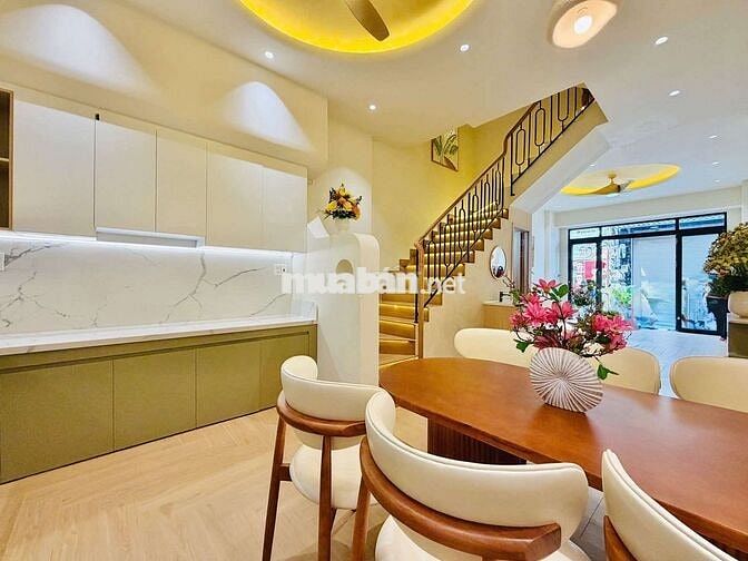 CHO THUÊ NHÀ FULL NT HẺM XE TẢI THÔNG LÊ VĂN THỌ P9 GÒ VẤP 4PN 6WC