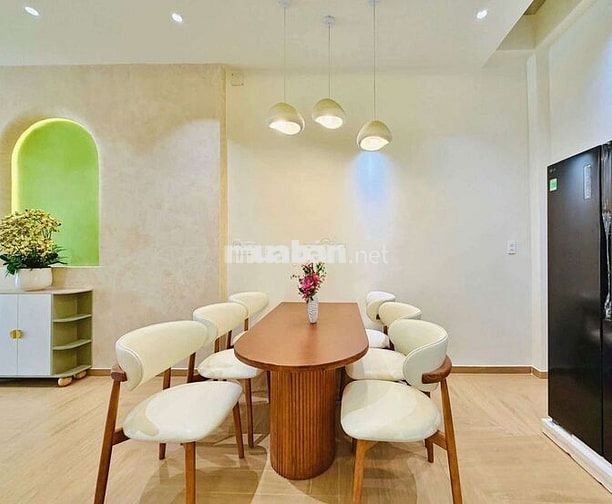 CHO THUÊ NHÀ FULL NT HẺM XE TẢI THÔNG LÊ VĂN THỌ P9 GÒ VẤP 4PN 6WC