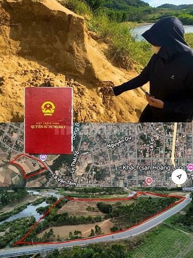 Bán đất mặt tiền giá rẻ, tặng mỏ cát