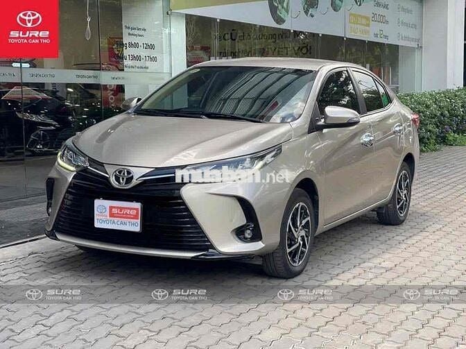 Toyota Vios G 2021 Nâu vàng 32.000 km chính hãng