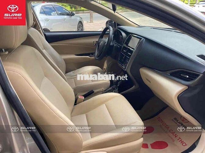 Toyota Vios G 2021 Nâu vàng 32.000 km chính hãng