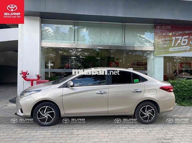 Toyota Vios G 2021 Nâu vàng 32.000 km chính hãng